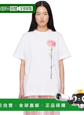 1h可退 潮奢 Simone Rocha 蒙娜 罗莎 女士 白色 Carnation Print