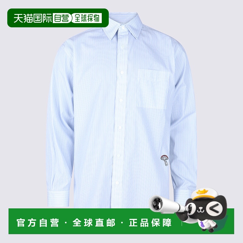 1h可退 BOTTEGA VENETA 男士衬衫 836029V5PK09006 CO 白色条纹