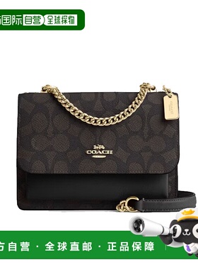 COACH 奥莱款迷你女士PVC配皮单肩斜挎包CW206IMXAQ蔻驰