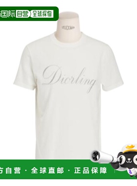 DIOR 男士T恤 543J668C0817C080 AW2025男装白色短袖