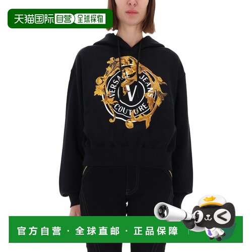 1h可退 VERSACE JEANS 女士卫衣 79HAIE01CF00EG89 AW2025