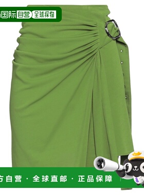 潮奢 Rabanne 女士 迷你半身裙 green绿色 舒适时尚