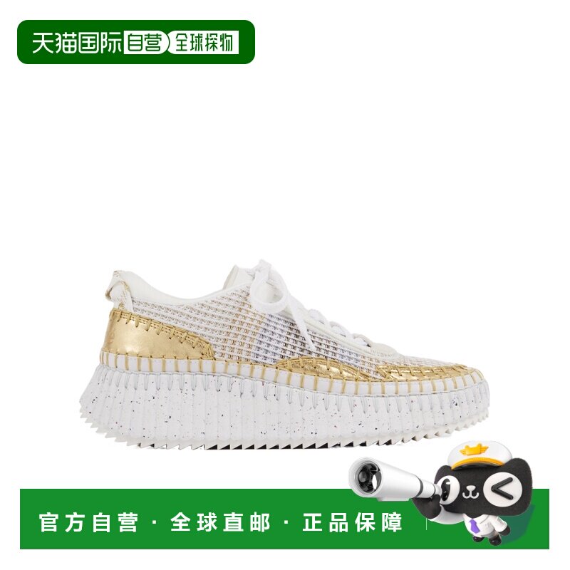 1h可退 奢淘 Chloe 系带低帮休闲鞋 女 C25S579QA厚底运动鞋女鞋