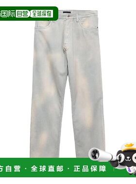 PRADA 男士牛仔裤 GEP358166ES231F0V3N AW2025 蓝色直筒裤