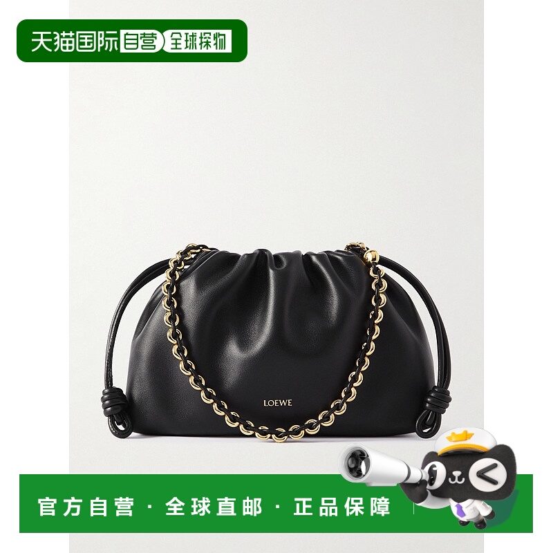 1h可退 潮奢 LOEWE 罗意威 女士 中号Flamenco 抽绳单肩包 A411FC