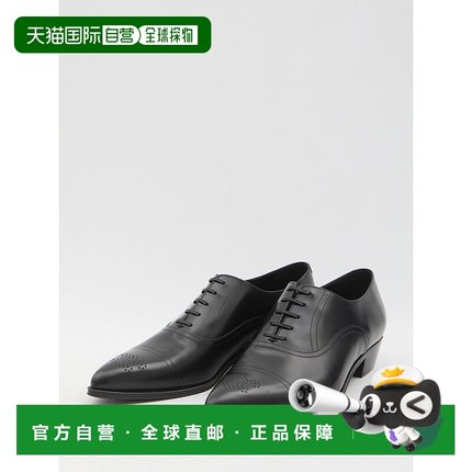 CELINE 男士商务正装鞋 363123602C38NO SS2025 黑色 尖头牛津鞋