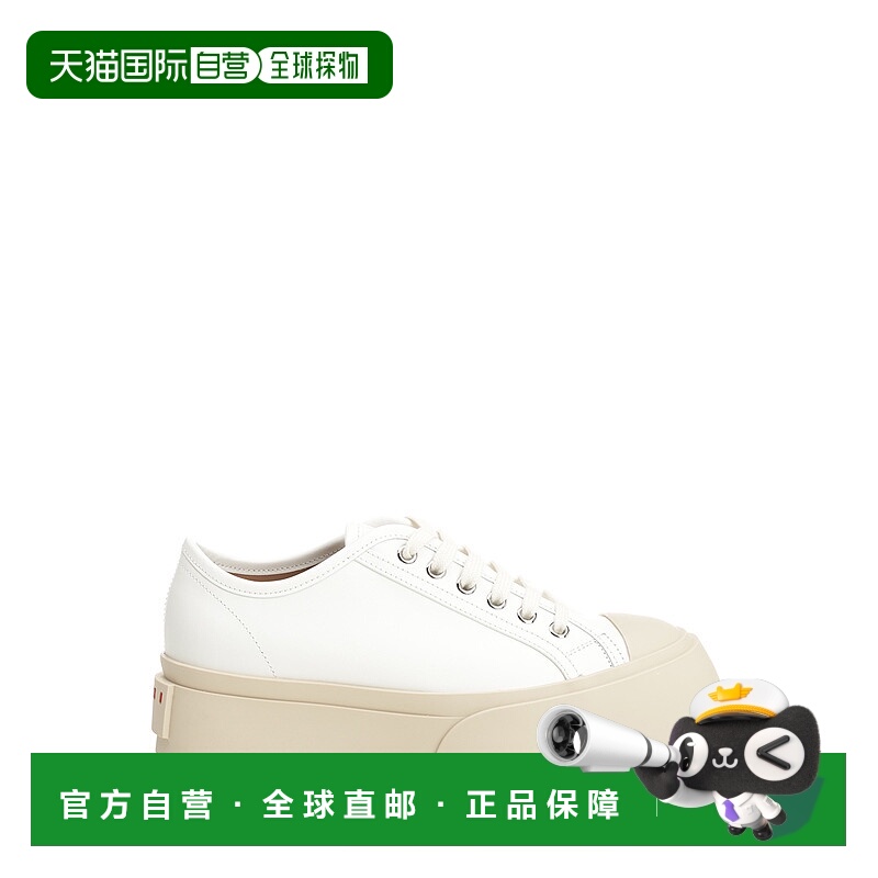 1h可退 MARNI 女士运动鞋 SNZW00302000W01 SS2025 黑色 LACED UP