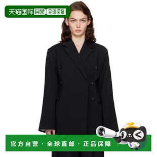 女士 黑色 西装 潮奢 外套 Breasted c.o. Double 1h可退 Layered