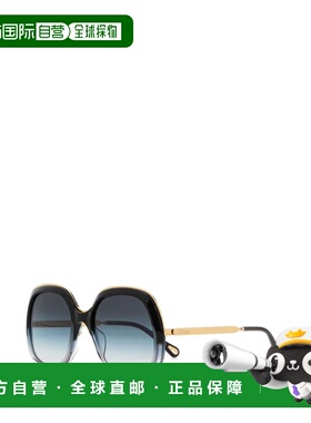 潮奢 Chloe 蔻依 女士 黑色醋纤太阳眼镜 CH0327S00