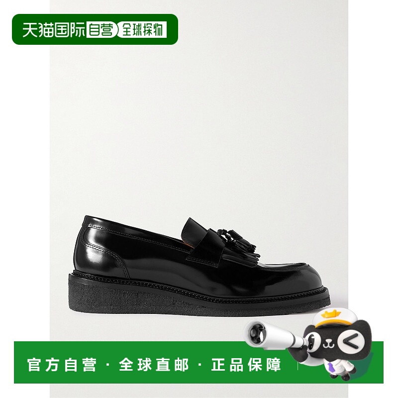 1h可退 潮奢 Mr P. 男士 Jacques 流苏漆皮乐福鞋 MPF242019BLACK