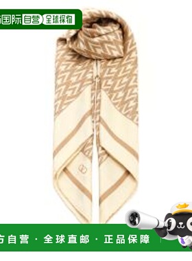 1h可退 潮奢 valentino 华伦天奴 男士 全身印花圍巾 6Y2EI114DRQ