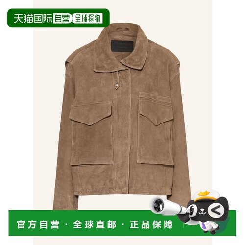 ALL SAINTS 女士夹克 100306524515001 CO 棕色 CLAY leather jac