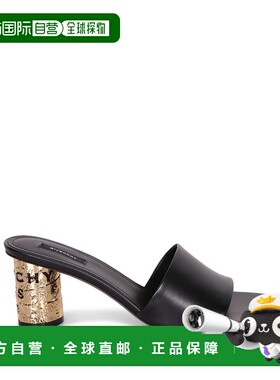 GIVENCHY 女士高跟鞋 BE30AGE1J7001 SS2026 黑色 HEEL MULES 65M