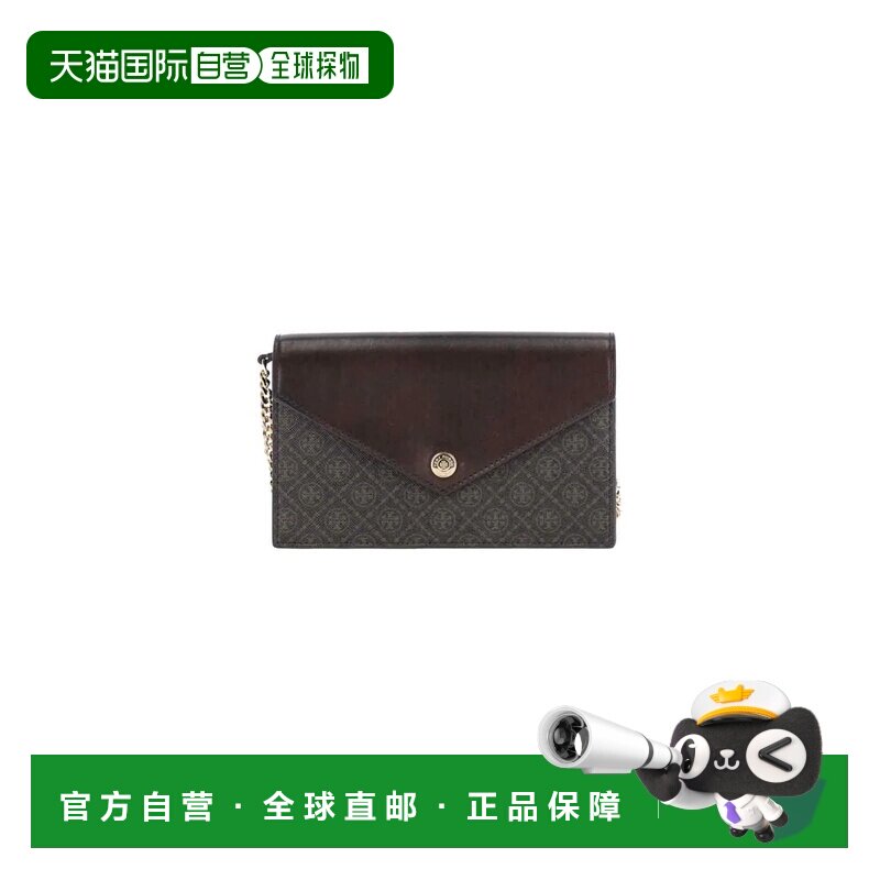 TORY BURCH 女士斜挎包 165018200 CO 棕色 信封链条钱夹汤丽柏琦