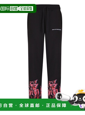 IHS 男士休闲裤 JF5999 AW2022 黑色 Flames pants with a sporty