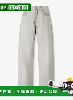 PALM ANGELS 男士牛仔裤 PMYA049F25DEN0010505LIGHTGREY直筒裤