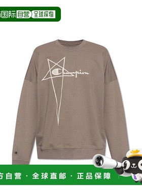 1h可退 潮奢 rick owens 瑞克 欧文斯 男士 徽标长袖卫衣 CM02C92