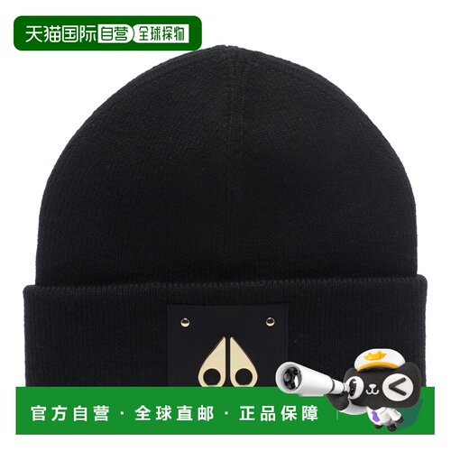 MOOSE KNUCKLES 男士帽子 M35MA574G292 AW2026 黑色