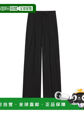 GIVENCHY 女士休闲裤 BW515715UG001 SS2025 黑色 Wide-leg trous