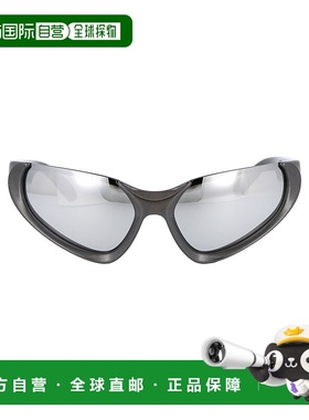 BALENCIAGA 男士太阳镜 BB0202S002 AW2025 灰色 Sunglass