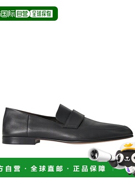 THE ROW 男士商务正装鞋 F2086L57ABLK SS2025 乐福鞋男鞋黑色