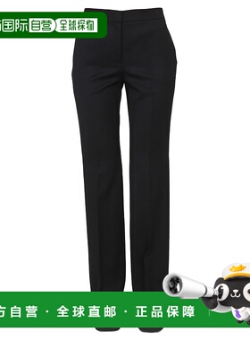 1h可退 潮奢 Moschino 莫斯奇诺 女士 DE POUDRE 羊毛粒纹长裤 03