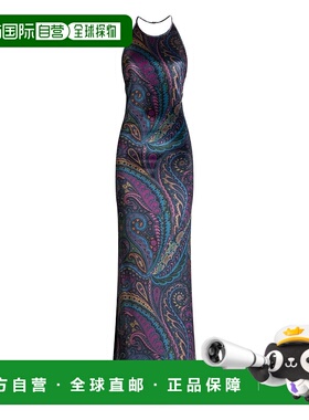 1h可退 ETRO 女士连衣裙 WRHA022499IAS53X0887 AW2025 蓝色长裙