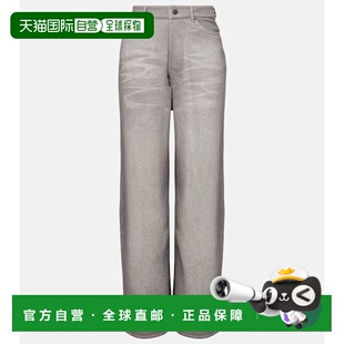 Studios Acne 艾克妮 女士 1h可退 中腰棉质抓绒阔腿裤 潮奢