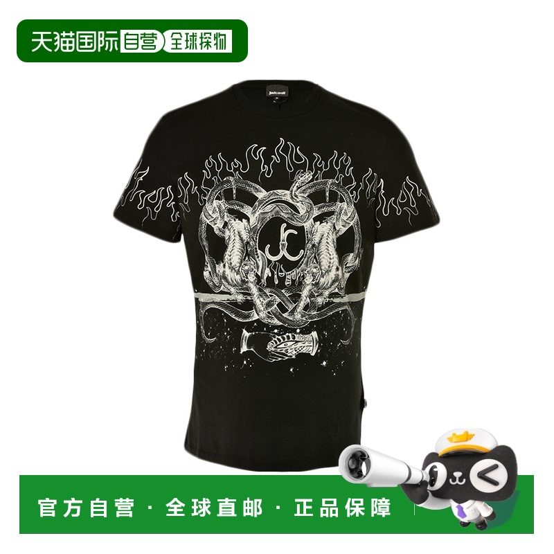 Roberto Cavalli 罗伯特 卡沃利 男款时尚个性图案印花全