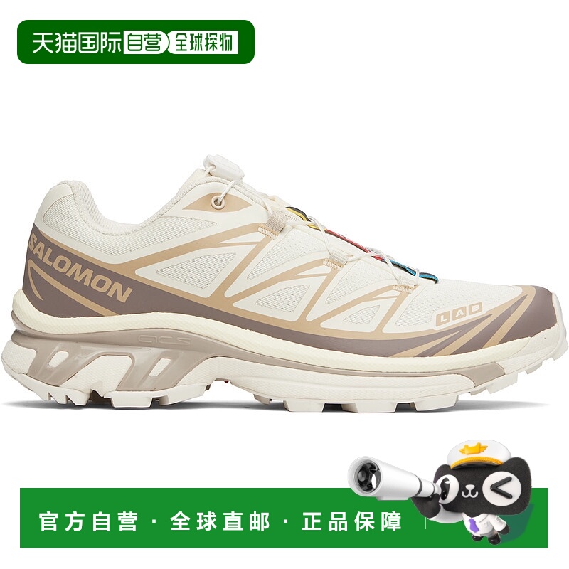 1h可退 潮奢 salomon 萨洛蒙 女士 灰白色 & 灰色 XT-6 运动鞋 L4