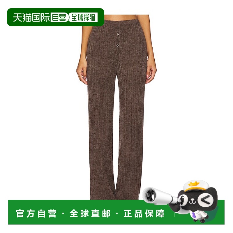 1h可退 潮奢 Barefoot Dreams 女士 CozyChic 轻身罗纹休闲裤子 B