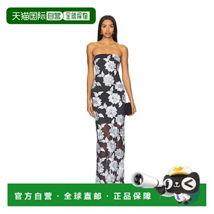 潮奢 女士 ROTATE CHRISTENSEN 花朵网纱直筒连衣 BIRGER 1h可退