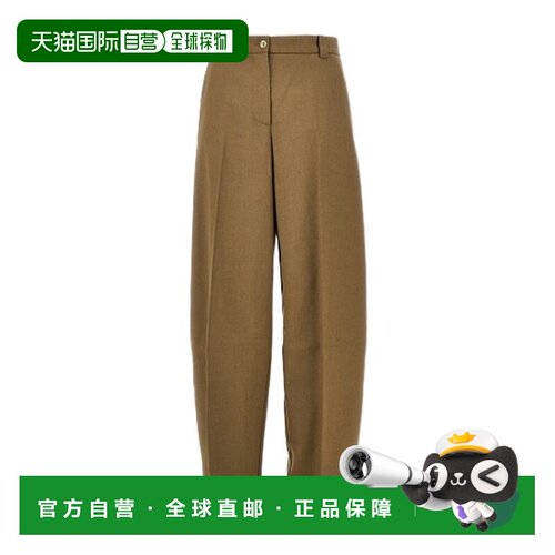 PINKO 女士休闲裤 107712A3MSV59 AW2026 棕色 PINKO BALBINO tro