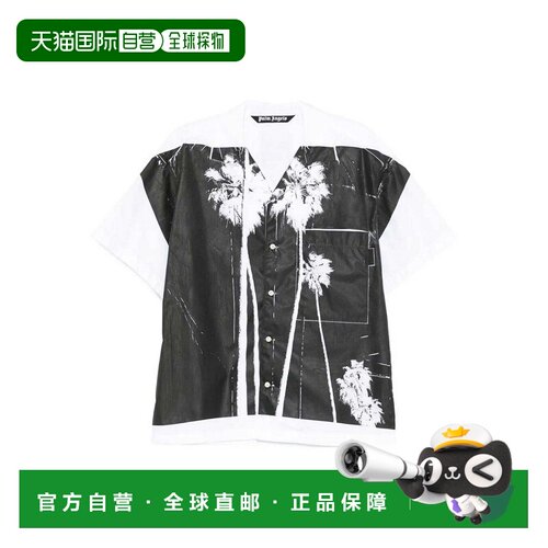 PALM ANGELS 男士衬衫 PMGG00AF25FAB0020110WHITE