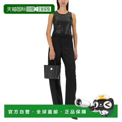 MCM 女士背心吊带 MFTEAMM05BK AW2024 黑色 TANK TOP