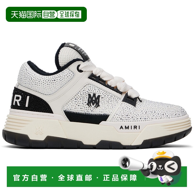 1h可退 潮奢 AMIRI 男士 白色 Crystal MA-1 运动鞋 AMFOSR1109