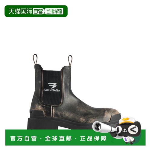 BALENCIAGA 男士靴子 854082WB2281919 SS2026 黑色巴黎世家