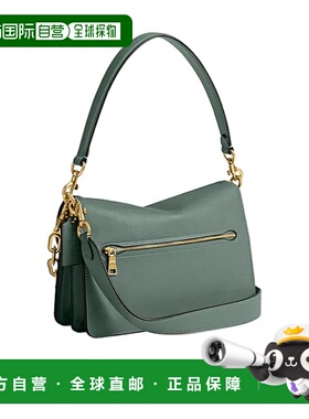 COACH 女士斜挎包 CY919B4SG SS2025 绿色 CHAIN TABBY 链条单肩