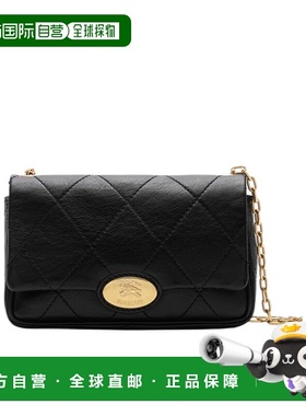 BURBERRY 女士手拿包 81116401 AW2025 黑色 Strand 手拿包斜挎包