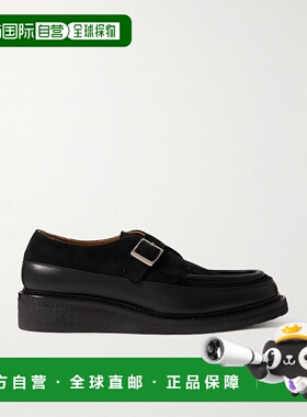 1h可退 潮奢 Mr P. 男士 Jacques 皮革边绒面革僧侣扣鞋 MPF24201