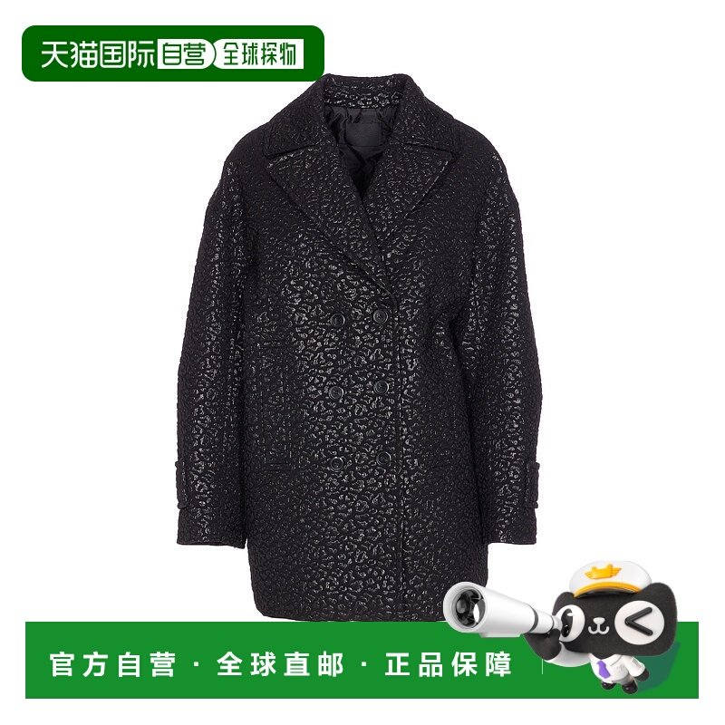 PINKO 女士大衣 106096A2ZSZ99 AW2025 黑色 Josefa Coat