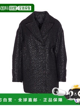 PINKO 女士大衣 106096A2ZSZ99 AW2025 黑色 Josefa Coat