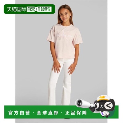 1h可退 潮奢 Calvin Klein Jeans 女童 SEASONAL MONOLOGO SS T恤