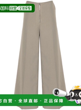 1h可退 TOTEME 女士休闲裤 243WRB3748FB0189186 AW2024 灰色