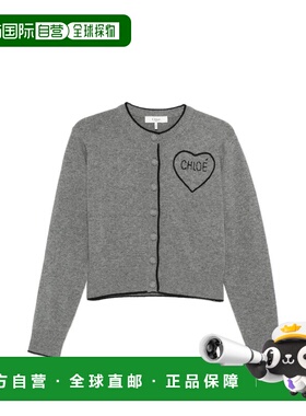 CHLOÉ 女士针织衫 CH26SMC08710012 SS2026 灰色 Long sleeve car