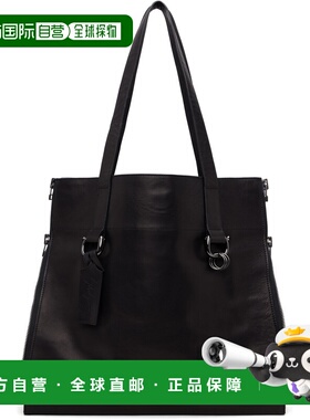 1h可退 潮奢 Yohji Yamamoto 山本耀司 男士 黑色拉链托特包 DAI8