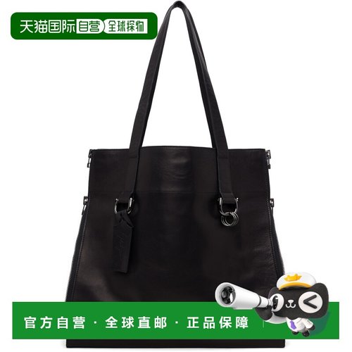 1h可退 潮奢 Yohji Yamamoto 山本耀司 男士 黑色拉链托特包 DAI8