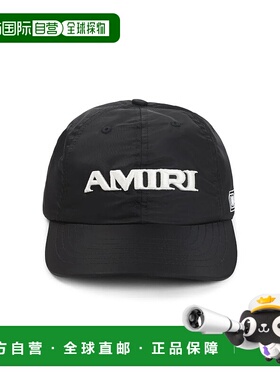 1h可退 AMIRI 男士帽子 AMSAHE1025 SS2026 黑色 Amiri Hat
