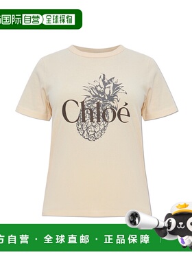 CHLOÉ 女士T恤 CH25AJH111706H1 AW2025 黄色 短袖T恤
