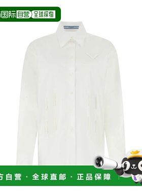 PRADA 女士衬衫 P470FGS2211XV2F0009-0 AW2024 白色